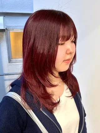 ミディアム カラー ryuei /原宿のヘアスタイル