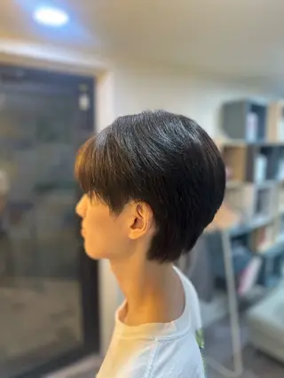 ショート カラー メンズ Remoa / ダウンパーマ募集中のヘアスタイル