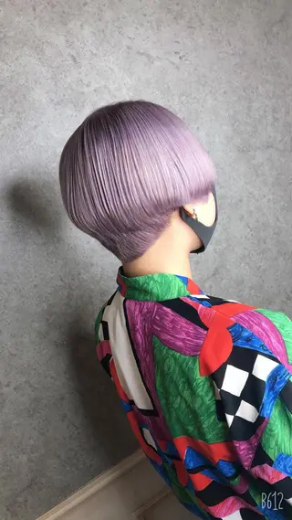 ショート カラー デザインカラー🎨 下北沢 / 磯部のヘアスタイル