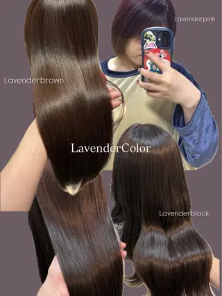 カラー eMuエミュ‪ ¨̮⃝ayakaのヘアスタイル