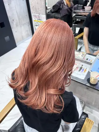 ロング カラー 🥣ケアブリーチカ ラーTakato🥛のヘアスタイル