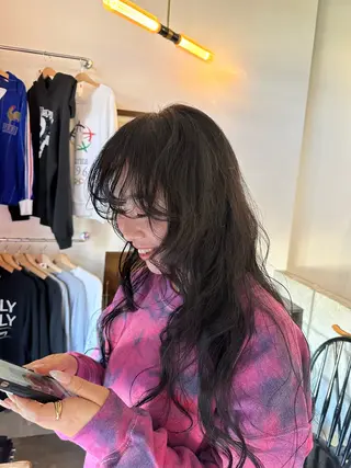 ロング ヘアアレンジ 岩村 夏姫のヘアスタイル