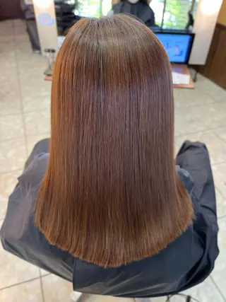 ロング 縮毛矯正/髪質改善 飯田公祐のヘアスタイル