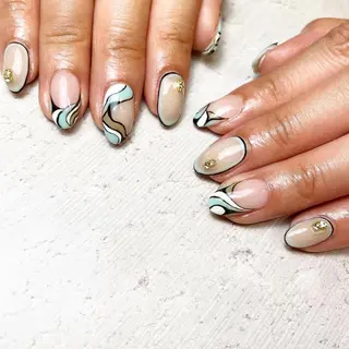 ミディアム nail&eyelash mate所属・京都/東向日/桂 ayumiのネイルデザイン