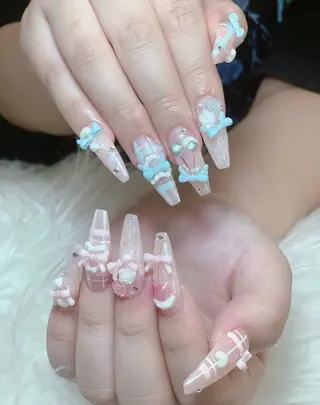 ネイル ミン ゴテゴテネイルのネイルデザイン