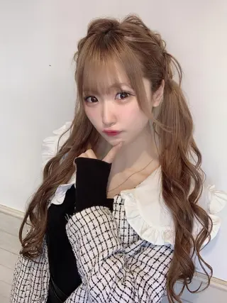 ロング ヘアアレンジ 💖透明感カラー💖 mayukoのヘアスタイル
