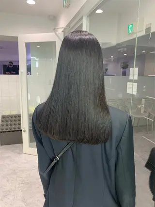 セミロング カラー ヘアアレンジ Over hair_ misakiのヘアスタイル