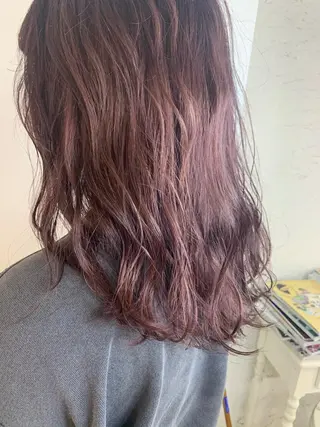 セミロング カラー fit /HONOKAのヘアスタイル