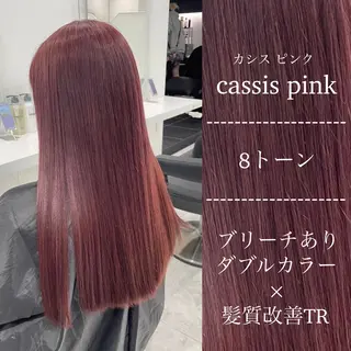 カラー 🤍ブリーチなし ブラウンhimi🤍のヘアスタイル