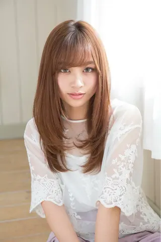 ロング フォルテ青山 カットカラー0円のヘアスタイル