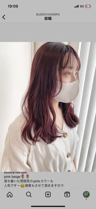 ロング メンズ/透明感カラー しゅうとのヘアスタイル