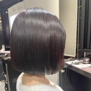 ミディアム ショート/脱白髪染め ☆宇﨑悠実のヘアスタイル