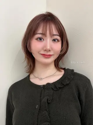 ショート カラー 平居 舞白のヘアスタイル