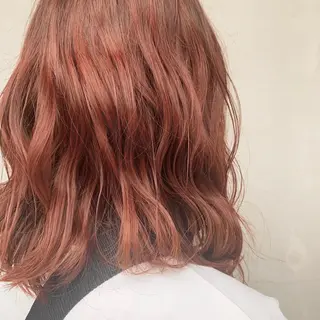 ミディアム カラー ︎︎🧸 ユリ ︎︎🧸のヘアスタイル