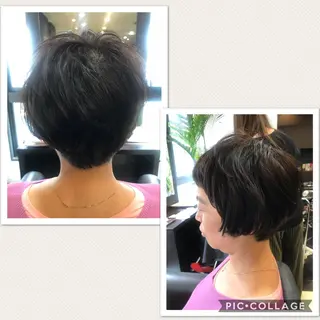 ショート カラー 藤本 麻衣のヘアスタイル