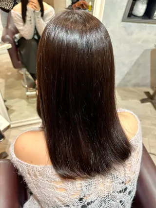 セミロング カラー nana l 韓国スタイル౨ৎのヘアスタイル