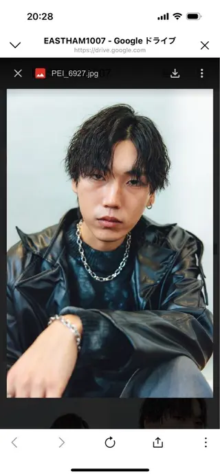 ショート パーマ メンズ イーストハムネオ高木 亮人🌿のヘアスタイル