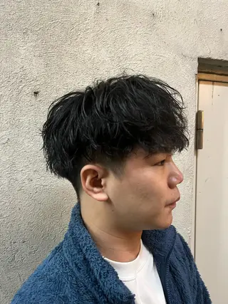 ショート パーマ メンズ 🏆メンズヘア特化 🥇代表りんぺーのヘアスタイル