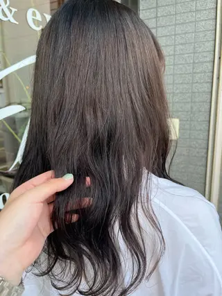 セミロング 立野 希沙のヘアスタイル