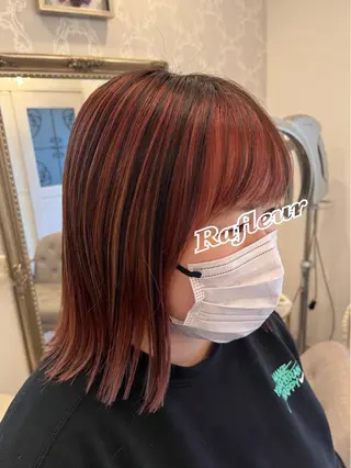 ミディアム La.fleur ラ.フルールのヘアスタイル