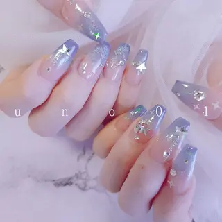 ネイル 梅田🦄中崎町🩵 u n o 0 1のネイルデザイン