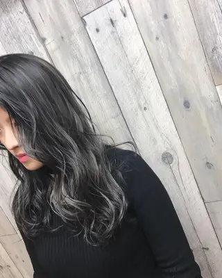 ロング カラー パーマ ヘアアレンジ メンズ キッズ Forest. -髪質改善-のヘアスタイル