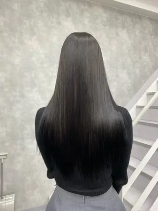 ロング カラー レイヤー/艶カラー /韓国ヘア/高松のヘアスタイル