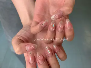 セミロング アトリエAIHA★ フィルイン推奨サロンのネイルデザイン