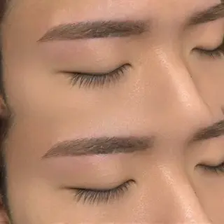 メンズ アイブロウ Ayaka🖤 ブリーチなしカラーのヘアスタイル