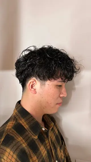 パーマ メンズ 🌿ボブ パーマ高橋啓太🌿のヘアスタイル