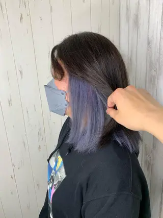 ミディアム 【清瀬】パサツキ 広がり改善川合剛史のヘアスタイル