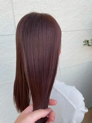 ロング カラー 鵜飼 真伍のヘアスタイル