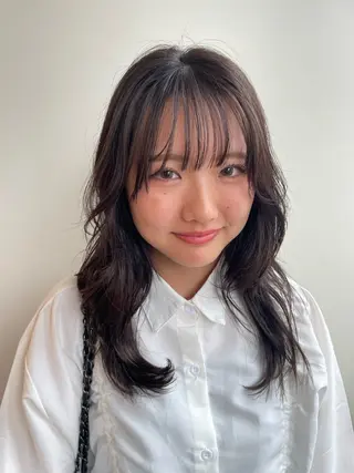 セミロング 🎀レイヤー/パーマ カラー/ai🎀のヘアスタイル