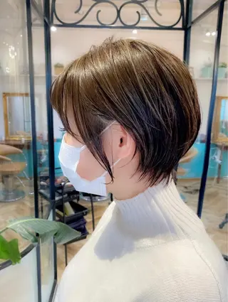 ショート 🇰🇷韓国レイヤー 錦糸町【北山謙三】のヘアスタイル