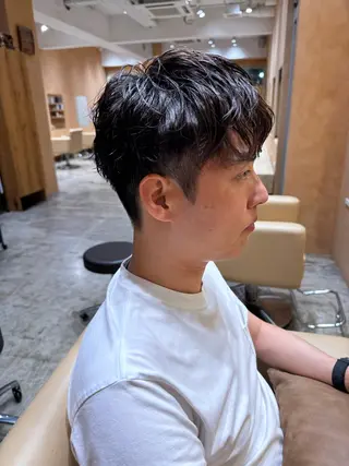 パーマ メンズ hamashima mireiのヘアスタイル