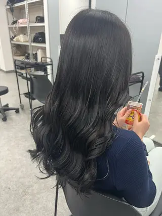ロング ブリーチありorなし 暖色カラー🎀セナのヘアスタイル