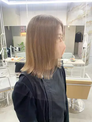 ミディアム 前橋 姫奈のヘアスタイル