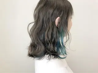 ミディアム メンズ レイヤー ウルフ 弓木啓輔のヘアスタイル