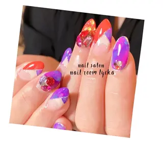 ネイル ﾈｲﾙﾙｰﾑﾘｯｶ 𝐦𝐚𝐲𝐮のネイルデザイン