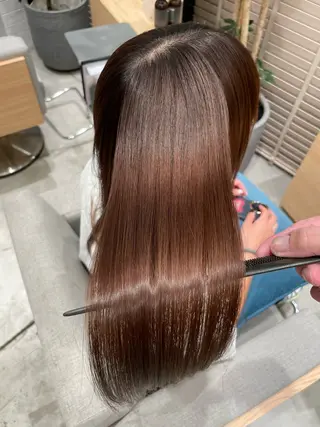 ロング 髪質改善＆美髪矯正 専門美容師:植原瑞樹のヘアスタイル