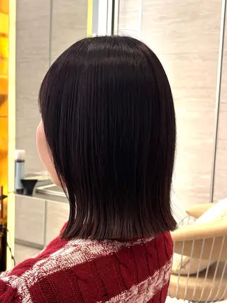 ミディアム 💖ボブ/髪質改善 顔周りレイヤー/ユイのヘアスタイル