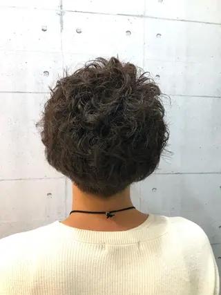 ミディアム パーマ メンズ 北脇 健治のヘアスタイル