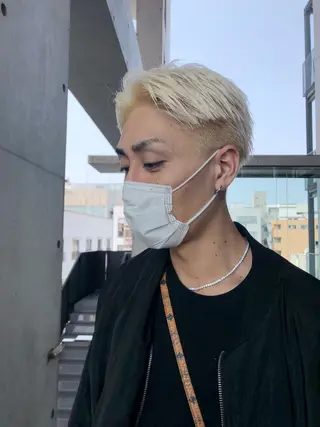 カラー メンズ 八谷 将平のヘアスタイル