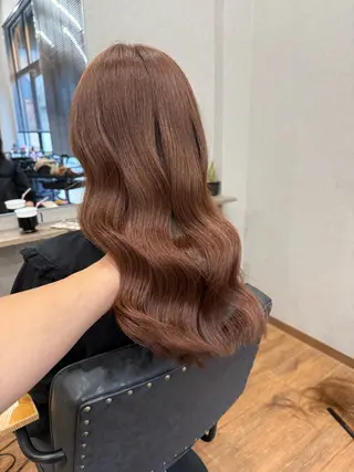 ロング カラー 鵜飼 真伍のヘアスタイル