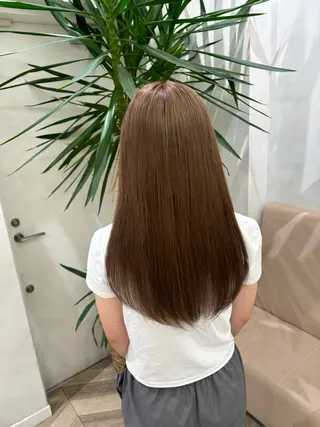 ロング カラー ハイトーン/韓国ヘア senaのヘアスタイル