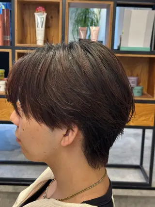 ショート ルーズ/シャドウパー マ/似合わせカットのヘアスタイル