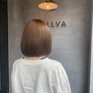 ミディアム カラー 🫧透明感カラー 🫧 ジルバ清水南海のヘアスタイル