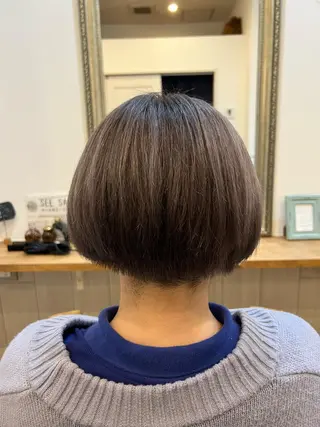 ミディアム カラー 🐰ハイトーンカラー 畠山 渡🐰のヘアスタイル