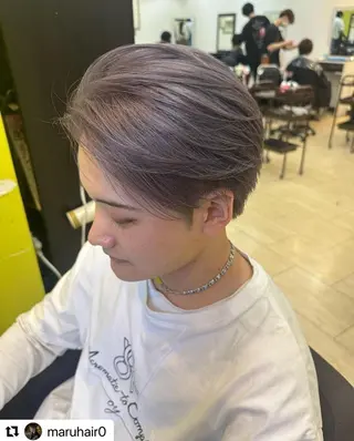 ショート カラー パーマ メンズ 🩷Eny terrace🩷のヘアスタイル