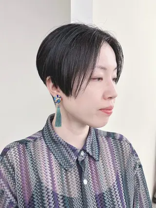 ショート ボブ/ゆるふわ ボブパーマ/とういのヘアスタイル